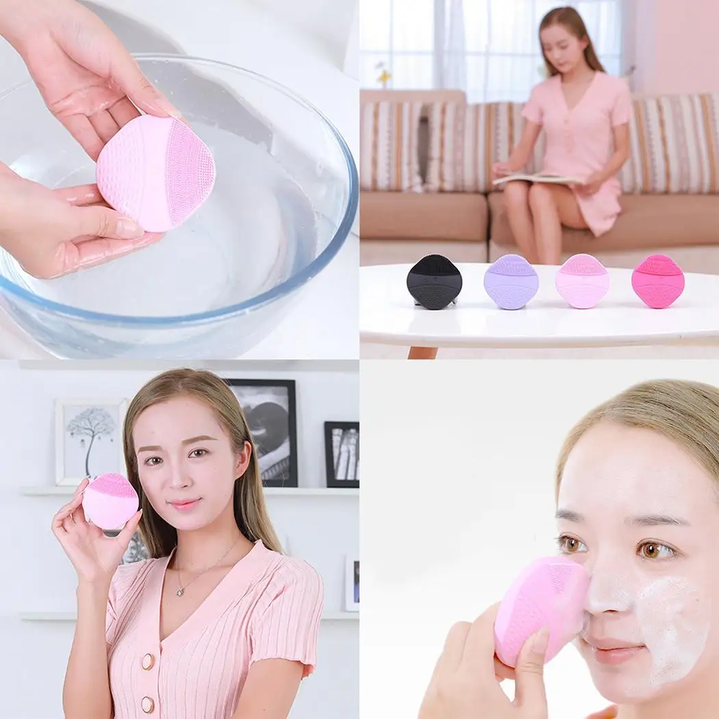 Durable Waterproof Rechargeable Face Electric Ultrasonic 15 About 10000 rpm/m Home IPX7 Cleansing Instrument | Красота и здоровье