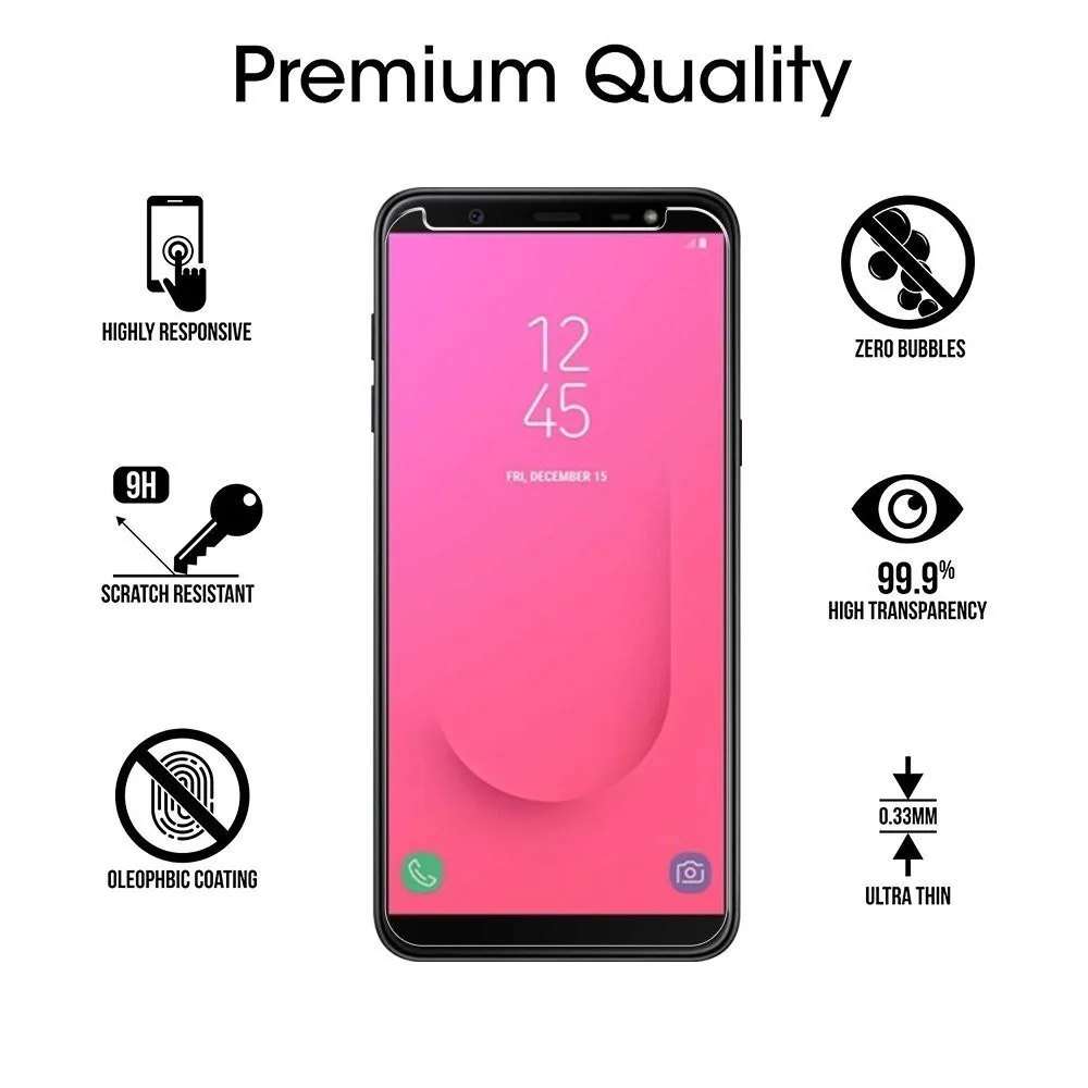 9H закаленное стекло для Samsung Galaxy J3 J4 J6 J8 2018 Защита экрана A6 A8 Plus A5 A7 защитное |