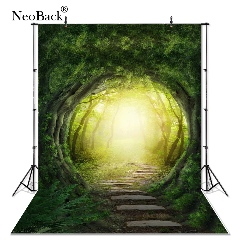 

Тонкий Виниловый фон для детской фотосъемки с изображением леса и леса