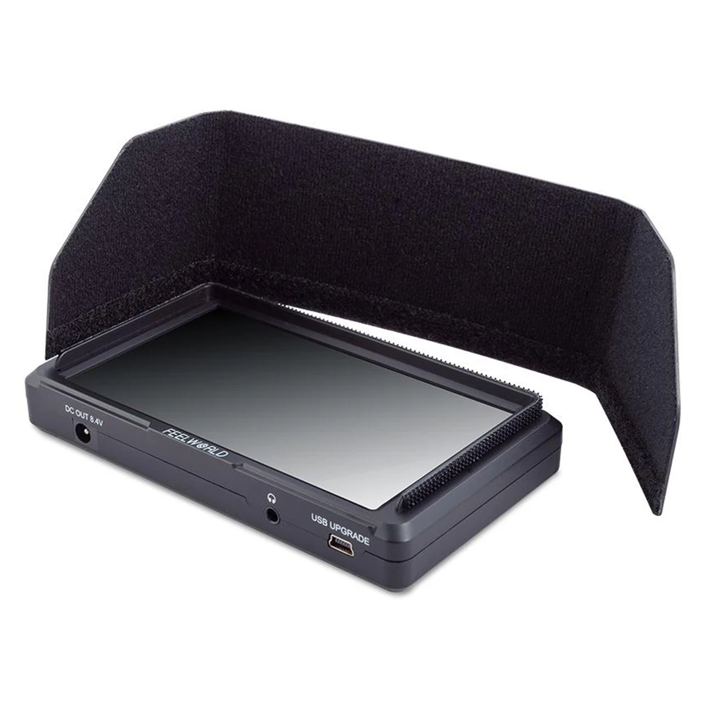Feelworld Sunshade Sun Hood Portable Light Weight Flexible Installation for F5 MA5 5 inch On Camera DSLR Field Monitor | Электроника