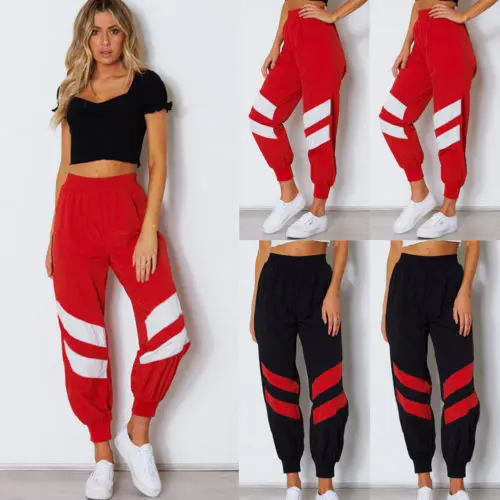 Fashion Womens Military Army Combat Camouflage Pants 2018 New Stripe LOT Cargo Trousers Casual Harm Tracksuit Sweatpants | Женская