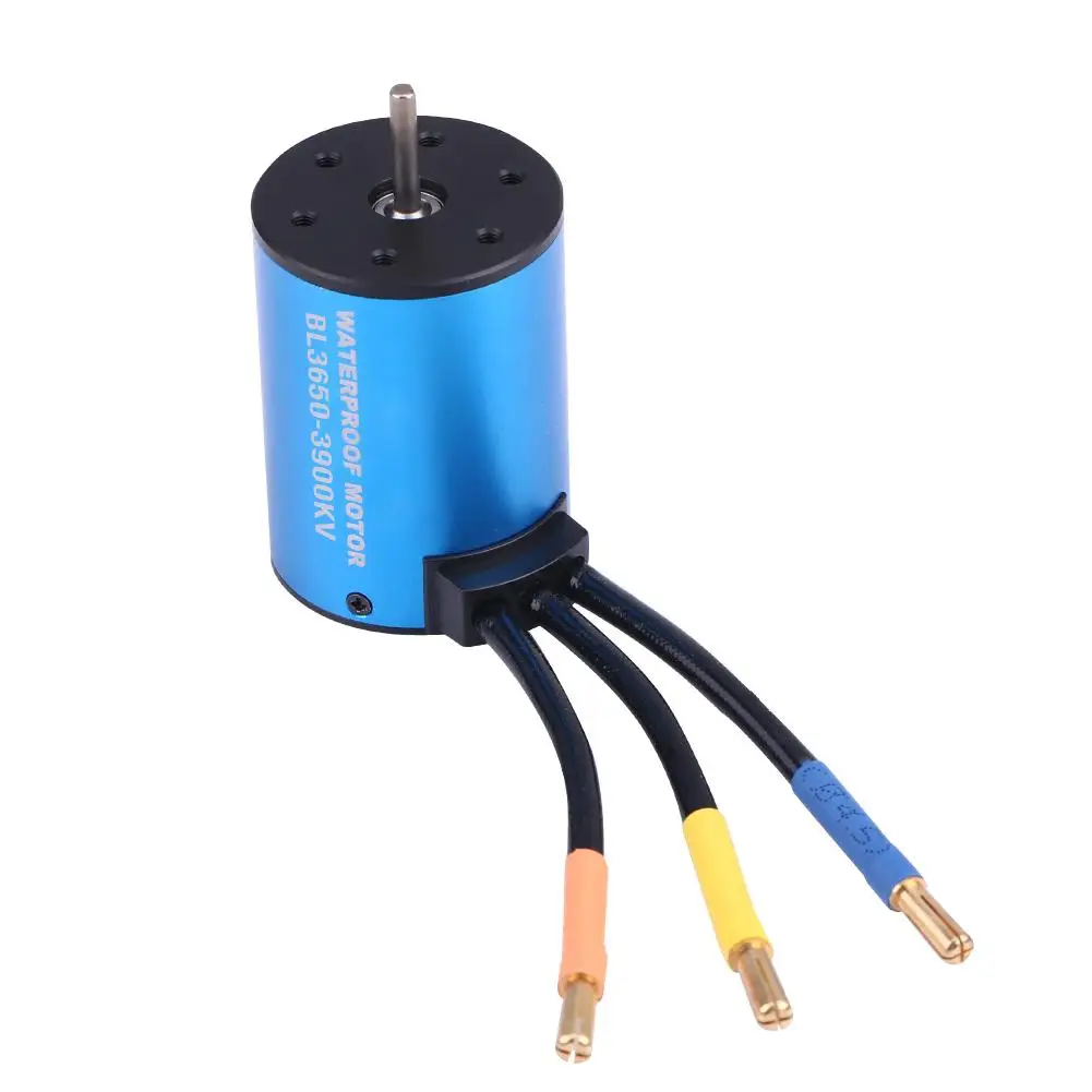 Бесщеточный мотор 3650 3900KV и водонепроницаемый 60A бесщеточный ESC RC Combo для