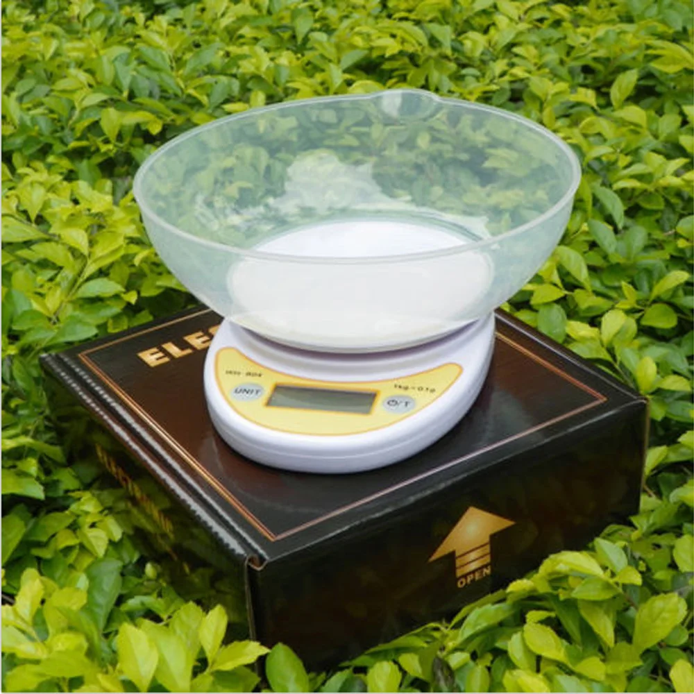 5000 г/1 г Электронный цифровой ЖК пищевая диета Почтовые весы домашние инструменты