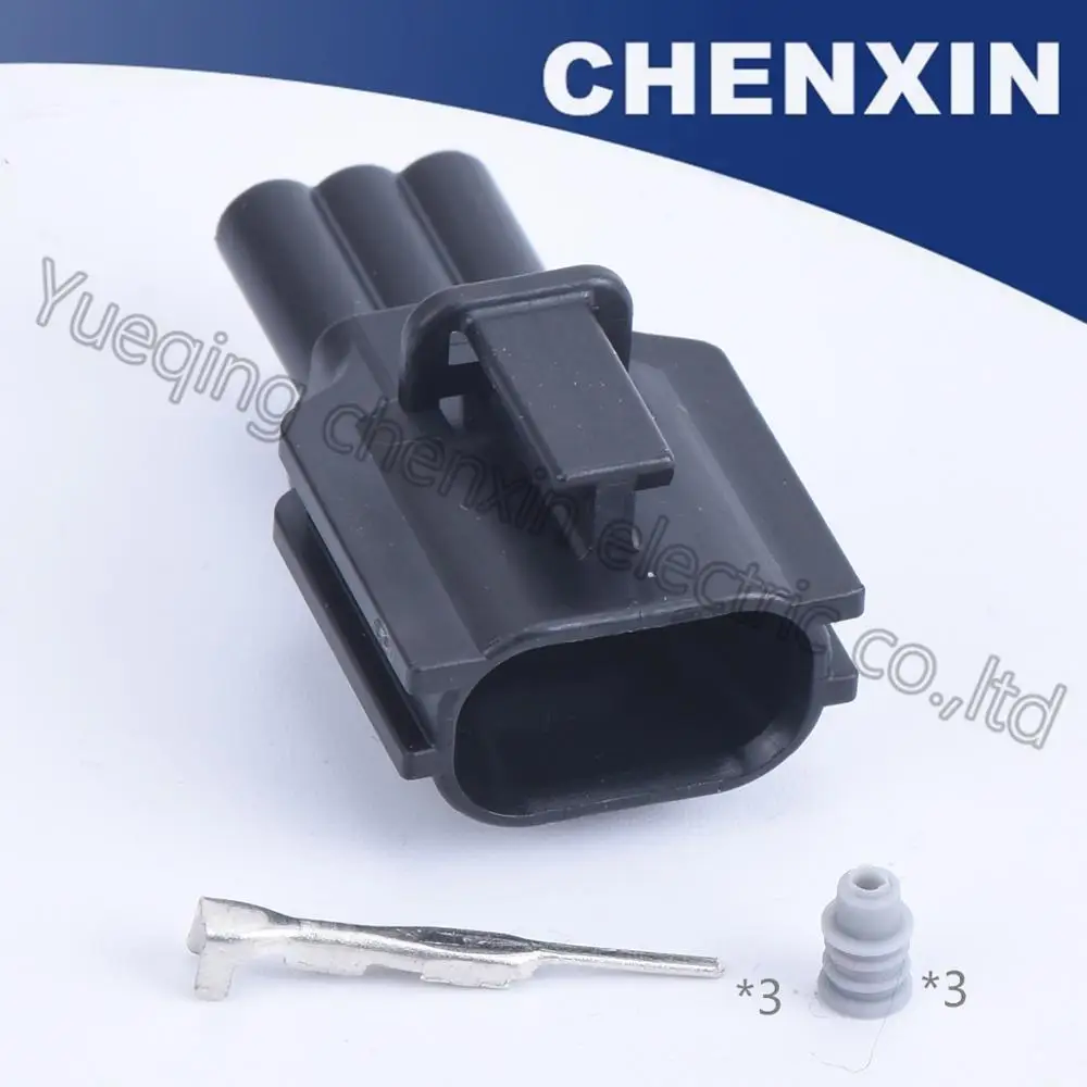 

Black 3 pins car waterproof auto connectors 1.0 male of 7283-7392-30 sensor Wiring connection plug sockets