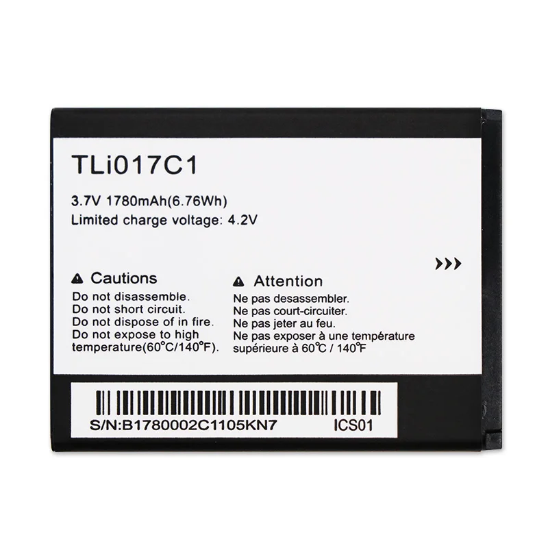 Аккумулятор 1780mAh TLI017C1 для Alcatel One Touch PIXI 3 4 5 &quot5019D 5017D 5017A 5017X 5017 5027B аккумулятор |