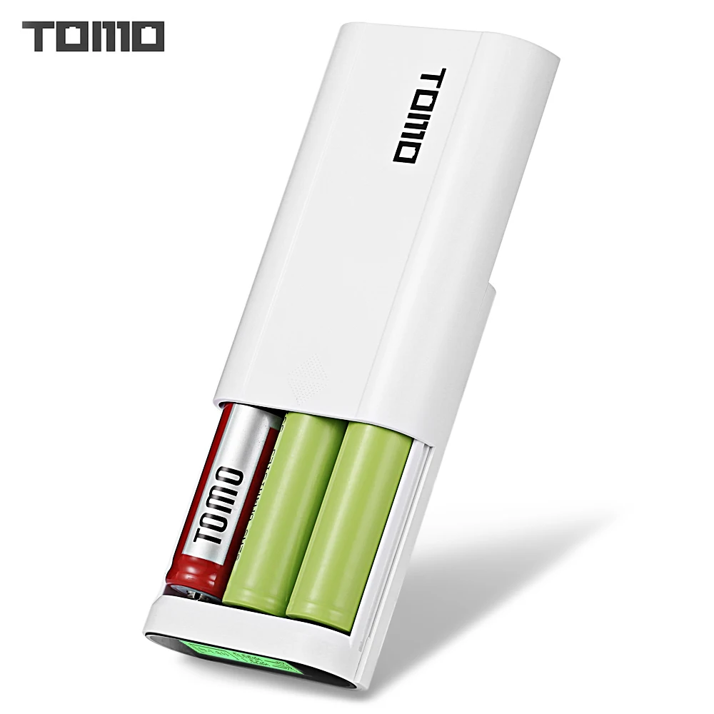 TOMO T3 DIY внешний Смарт аккумулятор 3 х 18650 Li ion батарея микро usb 8 Pin двойной Вход/Выход