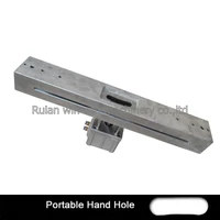 hole size length 50 74mm width 15 20mm pneumatic punch machine hole puncher for pe pp plastic bag making machine