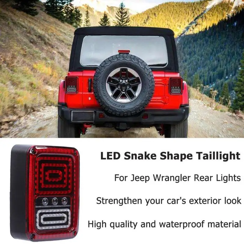1 пара задний фонарь поколение 2th EU для 07-16/07-15 Jeep Wrangler Безопасность Предупреждение