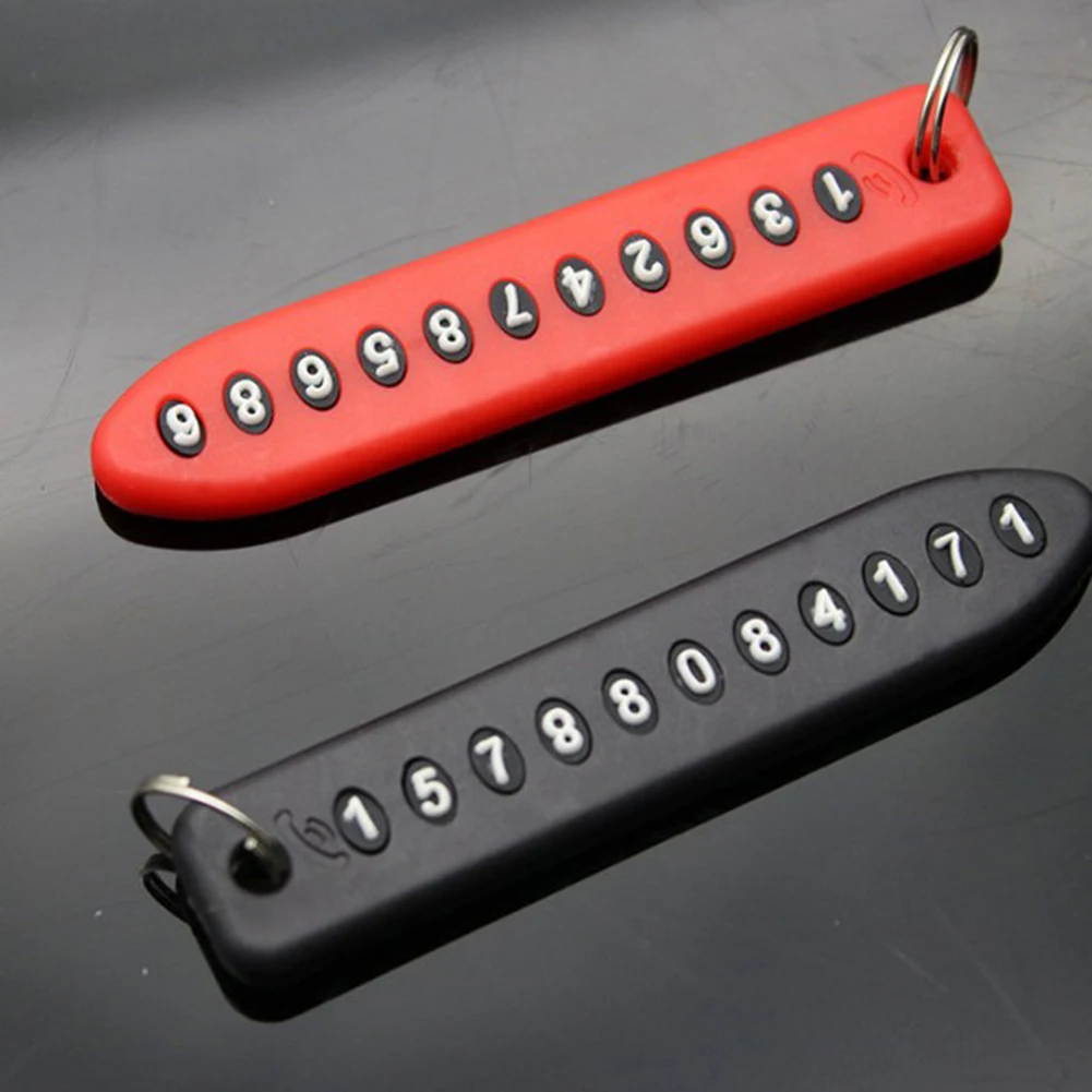 2019 анти потерянный телефон номерной знак автомобильный брелок ABS пластиковый шип