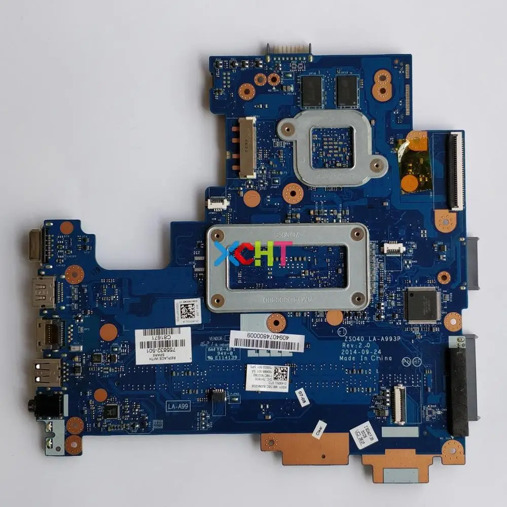 755832 501 601 w 820 M/2 ГБ i3 4005U ZSO40 LA A993P для hp 14 R серии 240/246 G3 Ноутбук Материнская плата