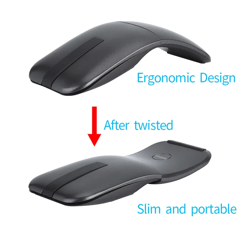 Ультратонкая складная беспроводная мышь 2 4G для Microsoft Arc Press Mouse компьютерная