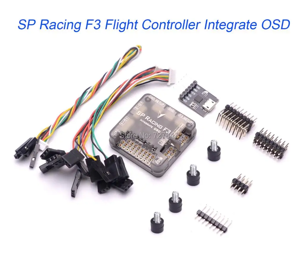 Новый Контроллер полета PRO SP Racing F3 Acro / Deluxe интегрирует OSD с защитным чехлом для