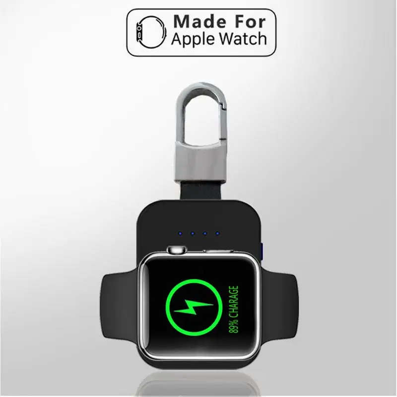 Беспроводное зарядное устройство для Apple Watch 4 портативное USB серии iWatch 3 2 1