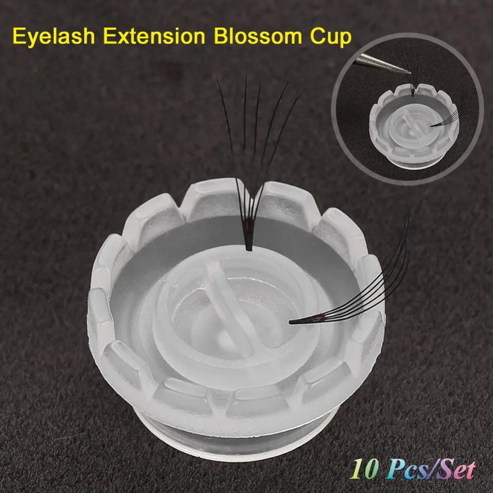 Eyelash Glue Lash Lift Eyelashes Extension Makeup Tool 10Pcs Plastic Adhesive Stand for | Красота и здоровье