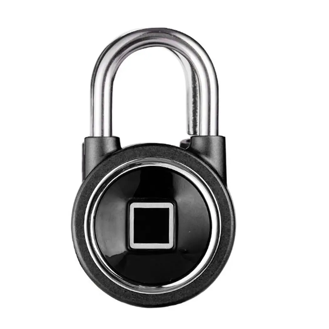 Waterproof Keyless Portable Bluetooth Smart Fingerprint Lock Padlock Anti-Theft Ios Android App Control Door Cabinet | Безопасность и