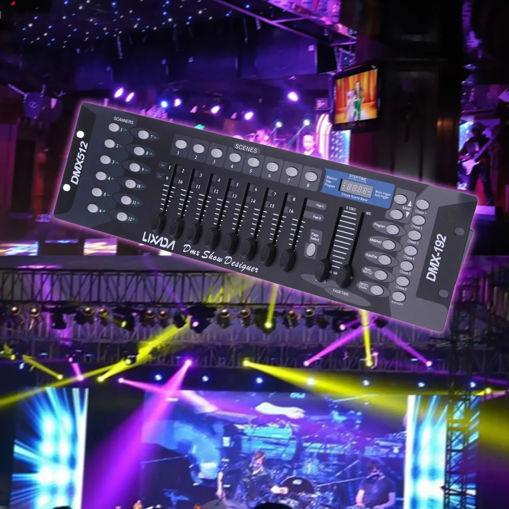 Контроллер освесветильник для дискотеки DMX512 192 каналов консоль контроллера