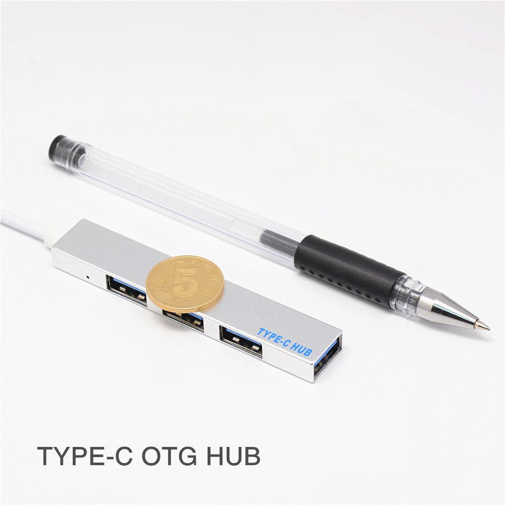 Топ USB3.1 Тип C Lightning to USB 4 Порты и разъёмы концентратор адаптер Мощность QC зарядки