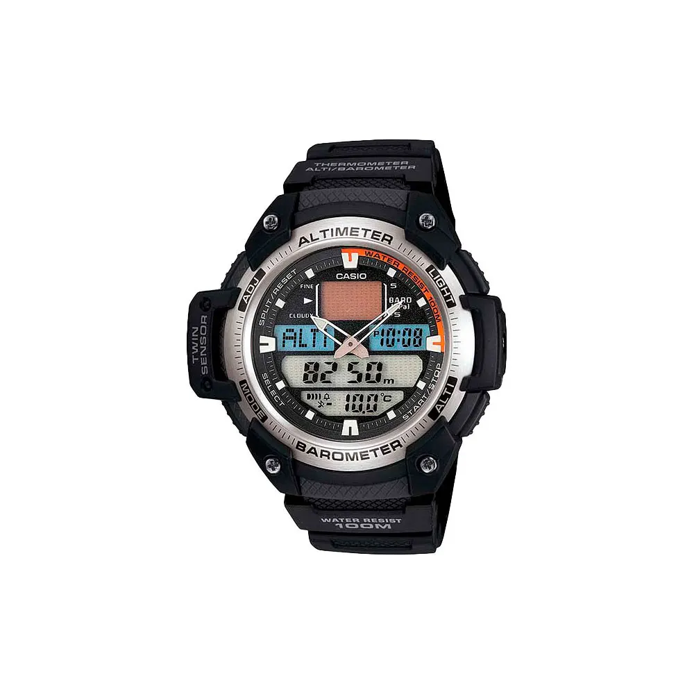Наручные часы Casio SGW 400H 1B мужские кварцевые|Мужские спортивные часы| |