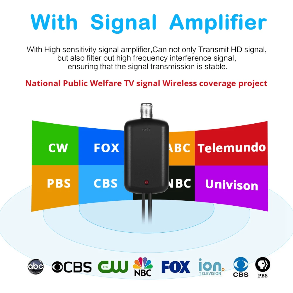150 миль 4 K крытый антенна ТВ цифрового HD антенны TDT VHF/UHF DVB T/T2 ATSC isdb телевидение
