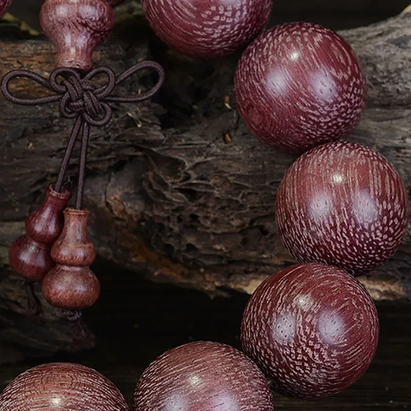 AURAREIKI Violetwood натуральный буддийский деревянный браслет из бисера для йоги