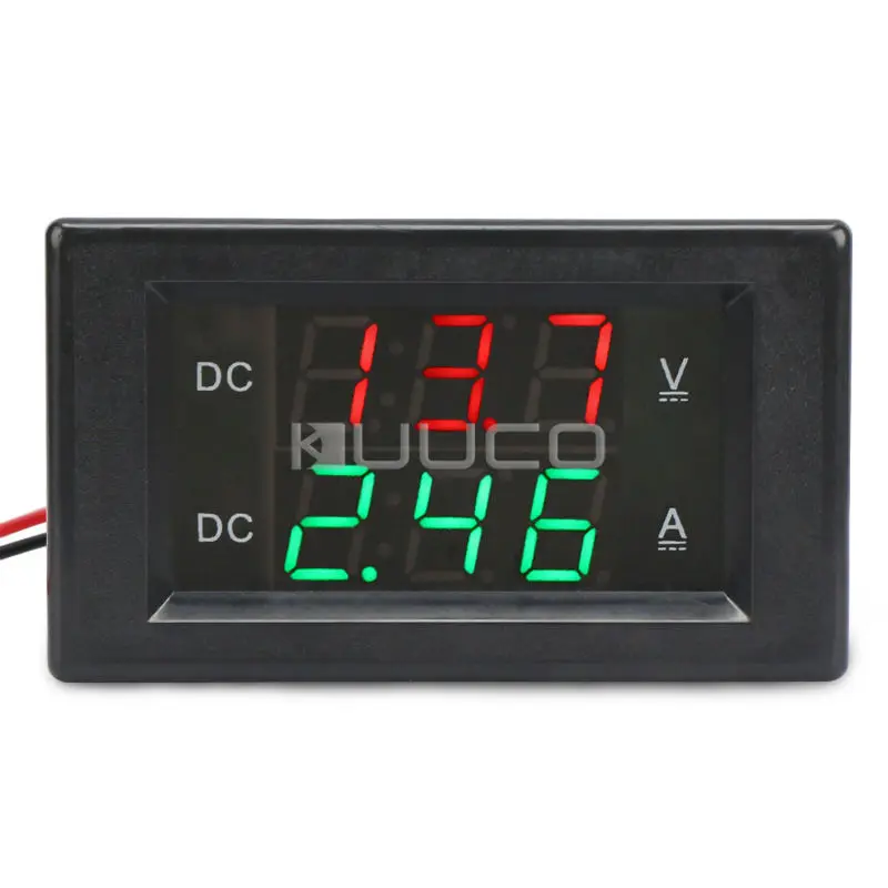 

5 PCS/LOT Digital Voltmeter Ammeter DC 0~600V/50A Voltage Current Meter DC 12V 24V Ditital Meter/Monitor + 50A Shunt Resistor
