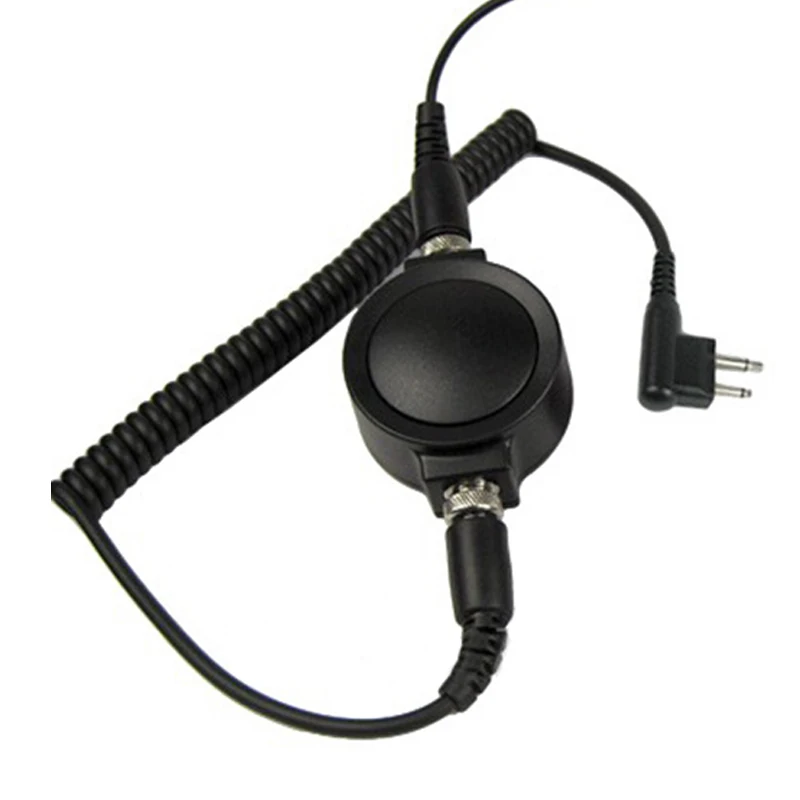 FBI Heavy Duty Tactical Big PTT Throat Mic Microphone Headset for Motorola Portable Radio EP450 GP300 CP040 CP180 Walkie Talki |