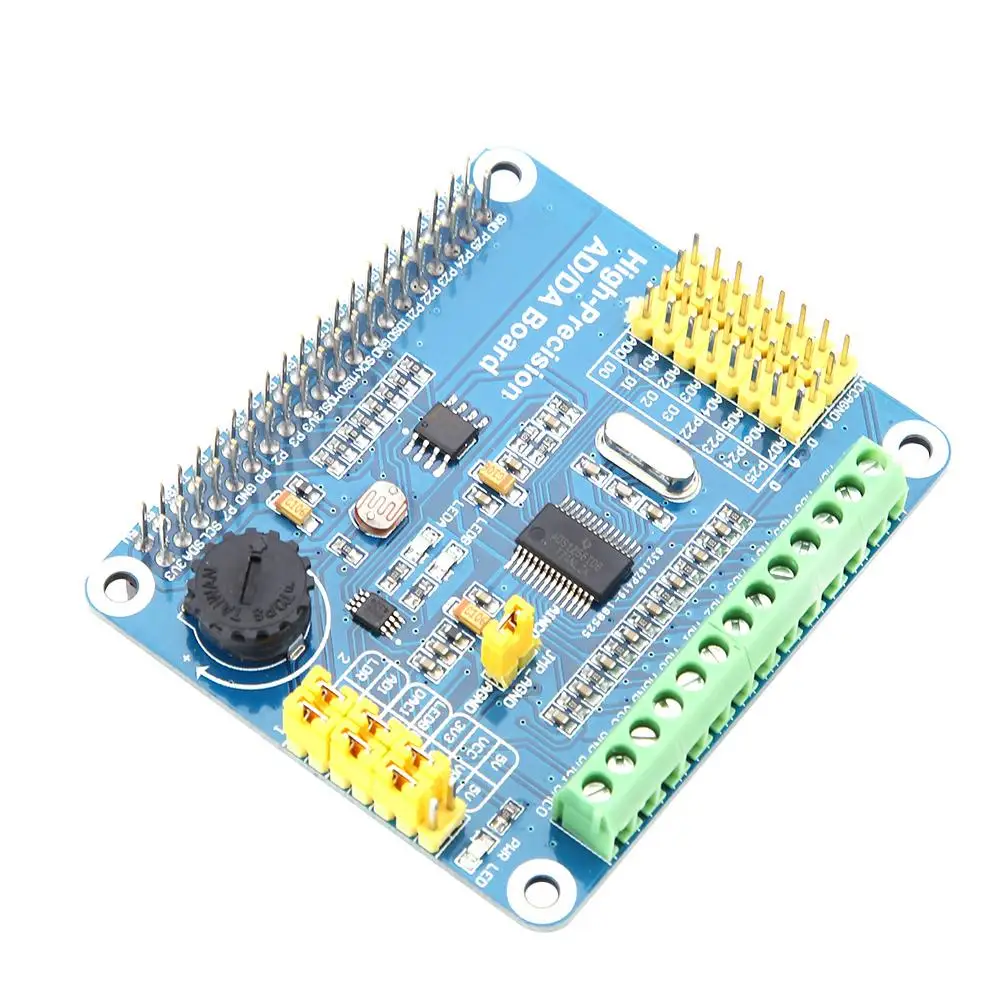 Высокая точность AD/DA Плата расширения для Raspberry Pi A +/B +/2B/3B/3B + плата | Обустройство