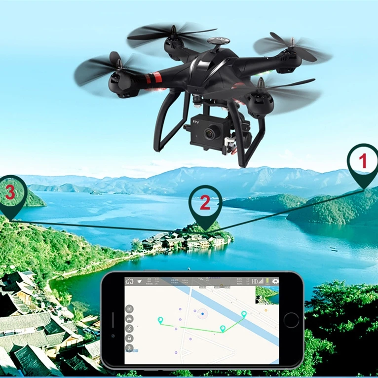 BAYANGTOYS X22 бесщеточный двойной GPS Профессиональный Дрон WiFi FPV RC Квадрокоптер 1080P HD