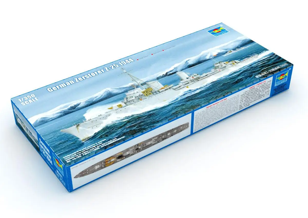 Немецкий строительный фотоальбом Trumpeter 1/350 модель 05321 1944|Наборы для сборки