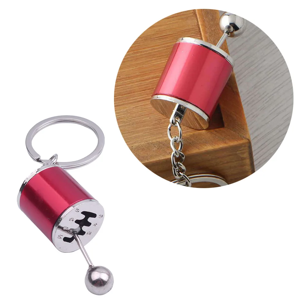 1Pc Simulation Car Modification Gear Shaped Pendant Keyring Keychain for Handbag Phone (Red) | Автомобили и мотоциклы