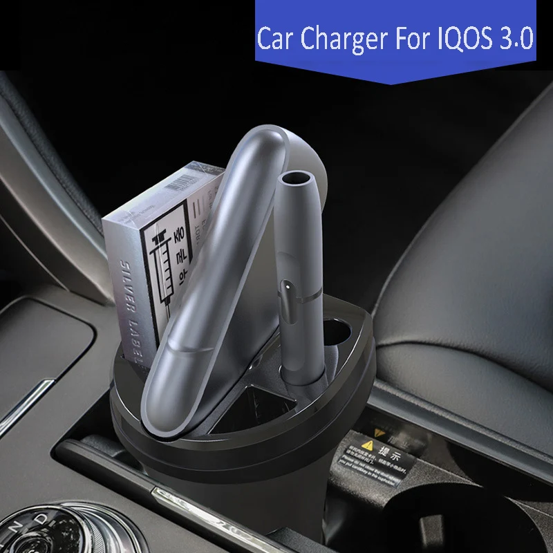 Черный цветное зарядное устройство для автомобилей Iqos 3 с портом type C 0