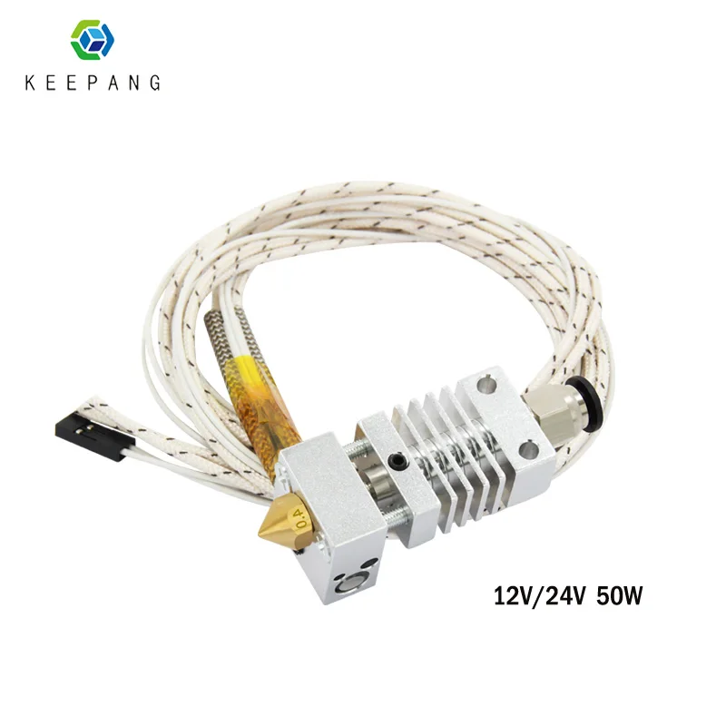 Дешевый экструдер CR10 Hotend Bowden удаленная экструзия 12 В 24 40 Вт 50 для полностью