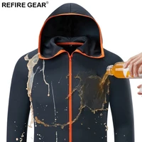 refire gear outdoor fishing men clothes tech hydrophobic listing camping hunting hooded jackets ice silk waterproof clothing 3xl