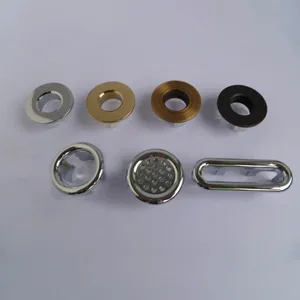 Переливные кольца, хромированная отделка, круглое кольцо, переливное запасное покрытие, 1 шт., пластиковая керамическая раковина, аксессуары для ванной комнаты