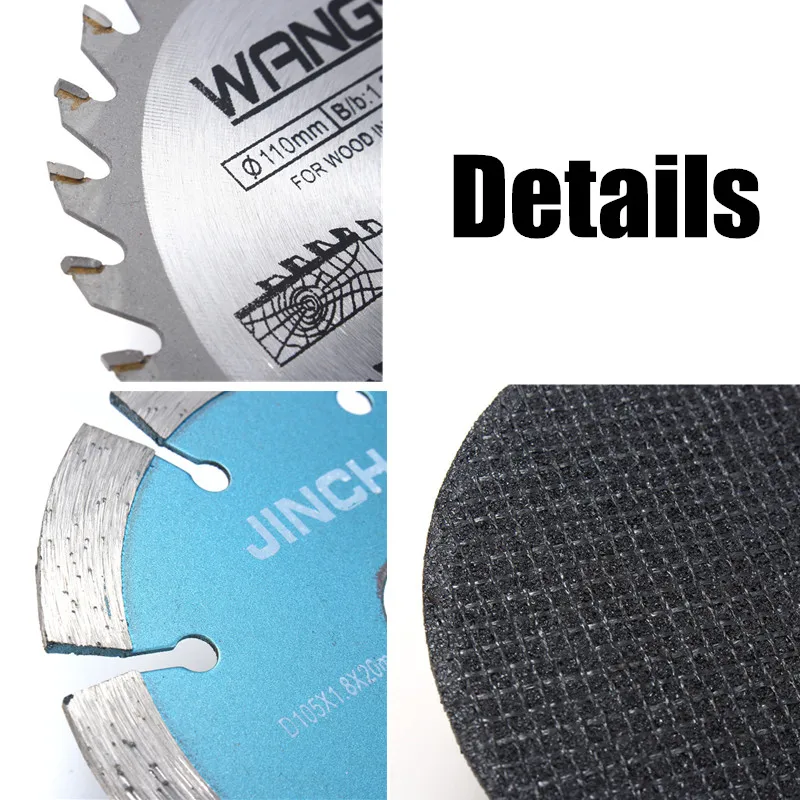 Новинка 8 шт. аксессуары для резки пильные диски гаечный ключ ручной дрели