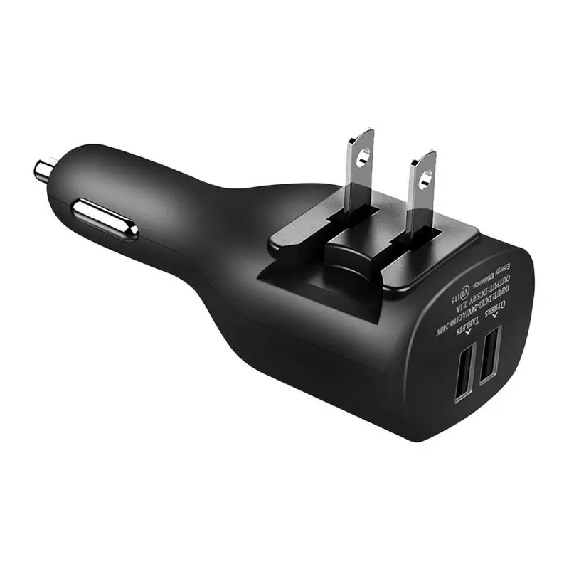 12 24 В Автомобильное настенное зарядное устройство Dual USB быстрая зарядка со