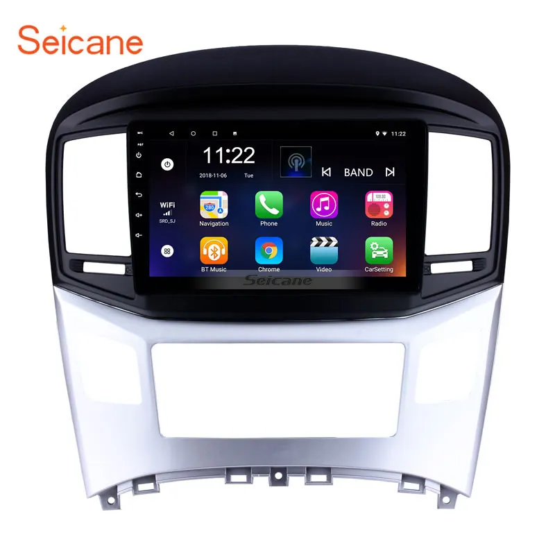 Seicane Android 8 1 10 дюймов автомобильный мультимедийный плеер для 2016 2017 hyundai Starex H Wagon 2din