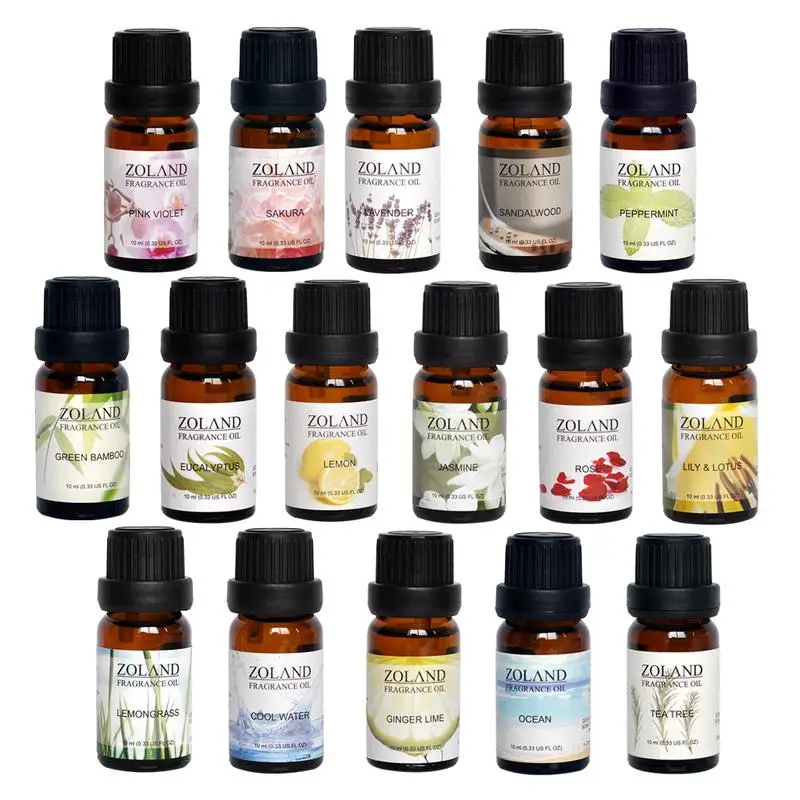 

10ml Pure Essential Oils For Aromatherapy Diffusers Essential Oils Organic Body Relieve Stress Oil Skin Care Help Sleep