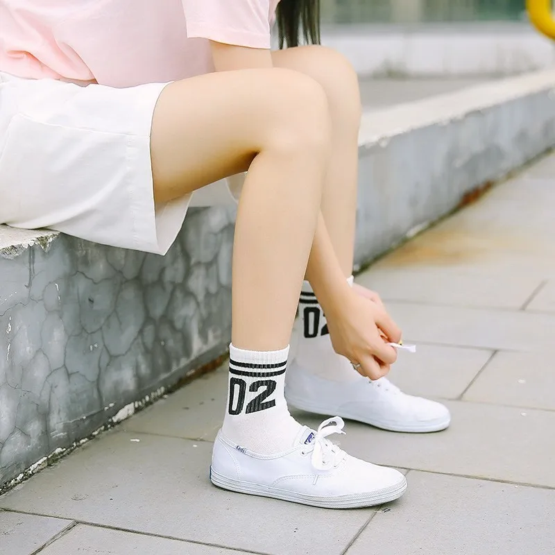 Happy носки для девочек Calcetines Divertidos женщин летние Moda Feminina Высокое качество цифровой