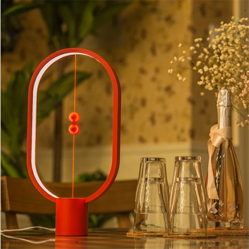 Heng Balance Lamp LED Night Light USB Powered Home Decor Bedroom Office Table Novel Gift For Kids | Освещение