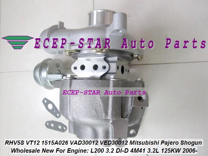 Турбокомпрессор Turbo RHV5 1515A163 VT13 1515163 1515-A163 для Mitsubishi Pajero V80 V90 Shogun L200 3 2 4 M41 л 125 кВт |
