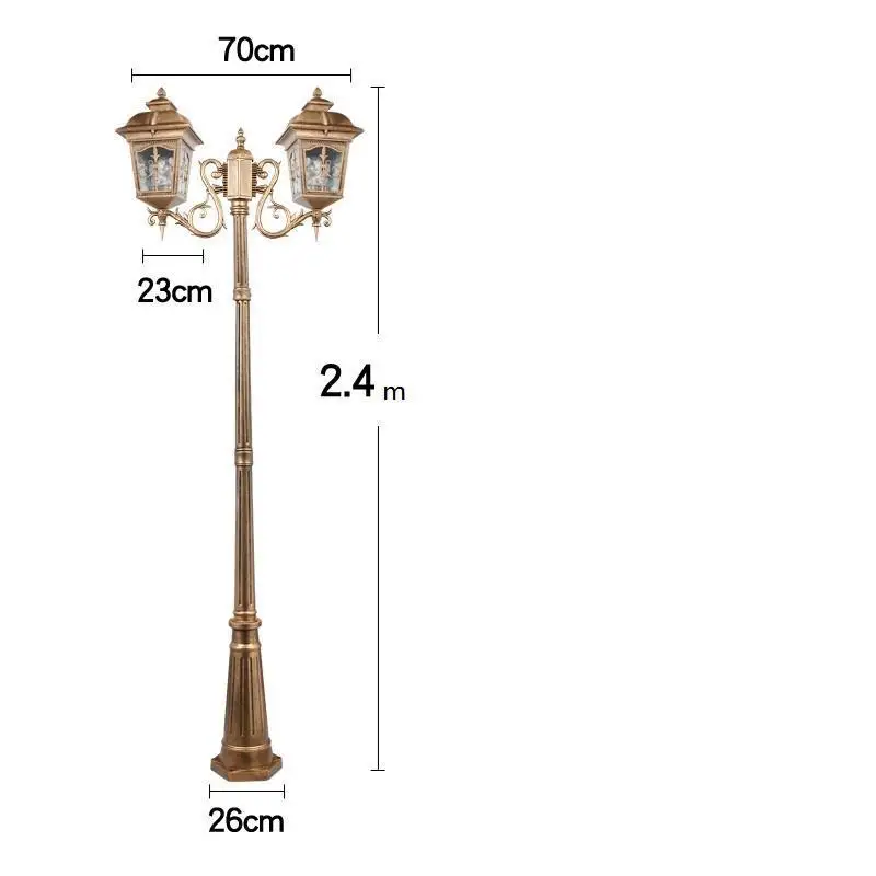 Jalan Straatverlichting Sokak Lamba лампа Lampadaire Farola внешняя Плаза светильник Exterieur Led Off Lampione