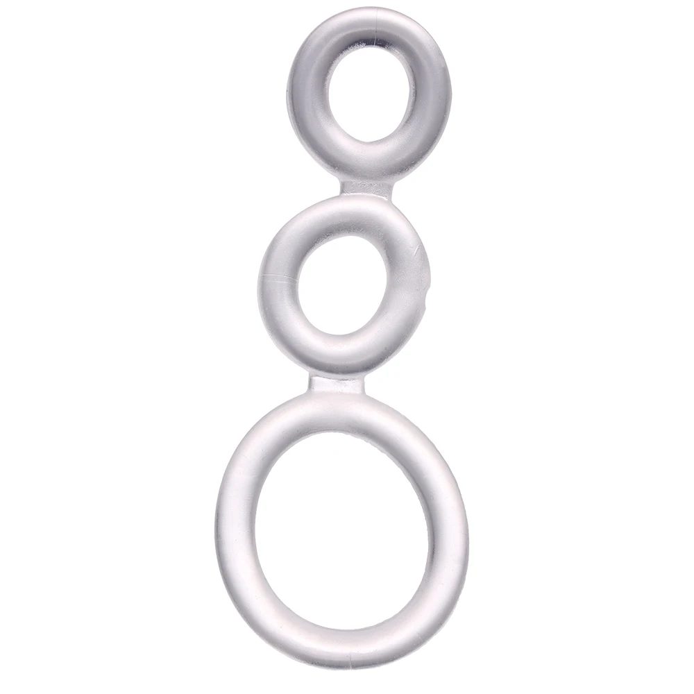 Sex Toys for Men Penis Ejaculation Extension Rings Three Cock Cages Premature Prevention CockRing Erotic Delay ring|Вибраторы и