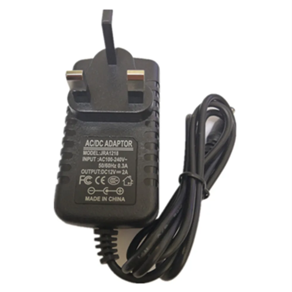 UKPlug адаптер Выход 12V2A 50/60Hz AC/DC Вход AC 100 V-240 V преобразователь 2000mA Питание CE