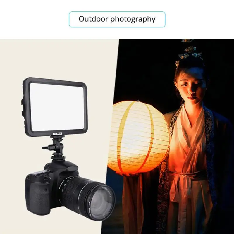 Yelangu 204 LED Light Stepless Dimming Fill Lamp Wedding for Camera High Quality Small Shooting Lights Flashes | Электроника