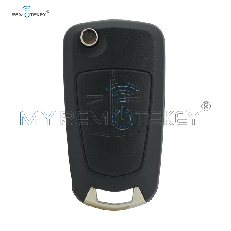 Ключ раскладушка Remtekey 736 743 A 433 МГц PCF7941chip с 2 кнопками лезвие HU100 для Opel astra zafira 2004 2005