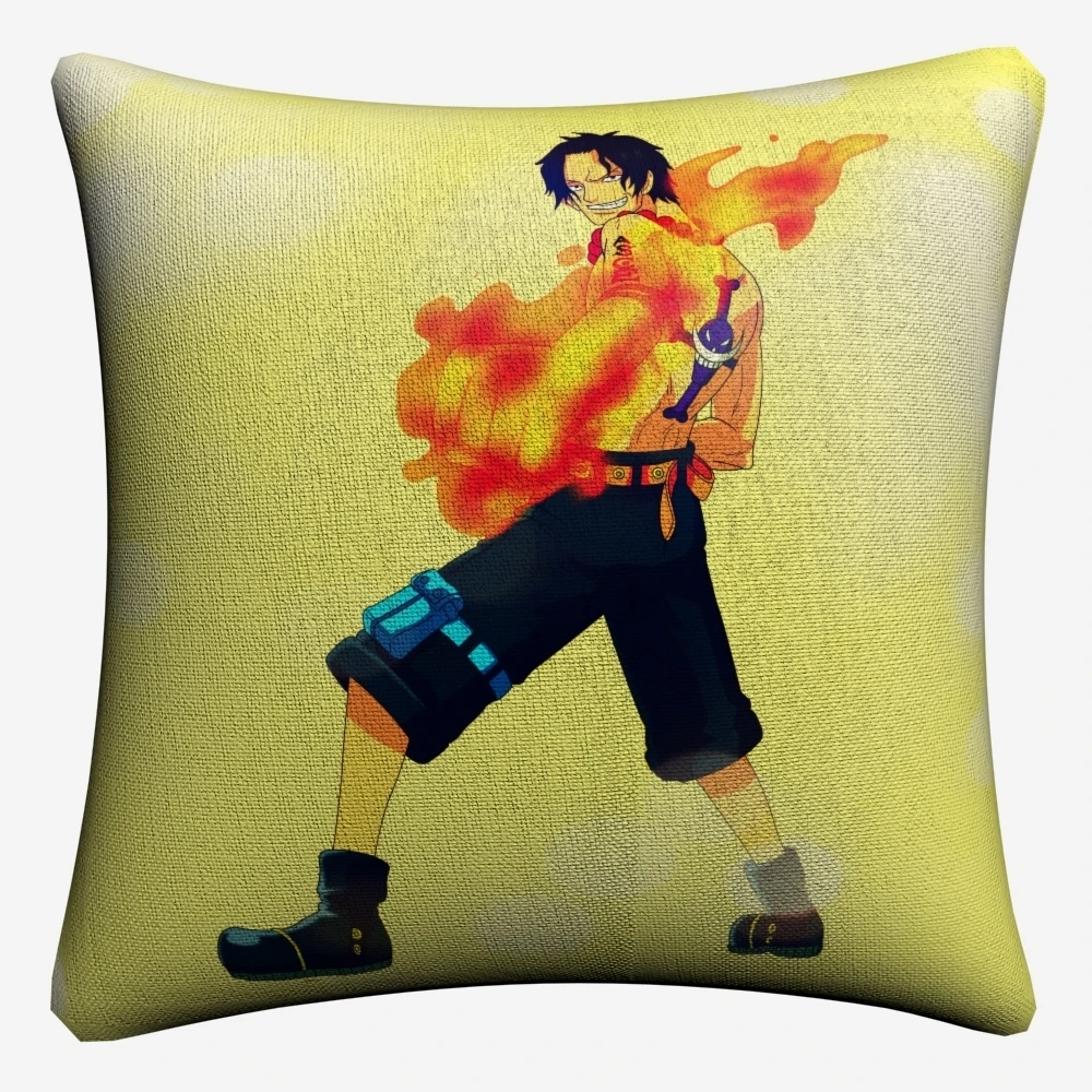 One Piece Ace On Fire аниме-фигурка декоративное хлопковое белье чехол для подушки 45x45 см