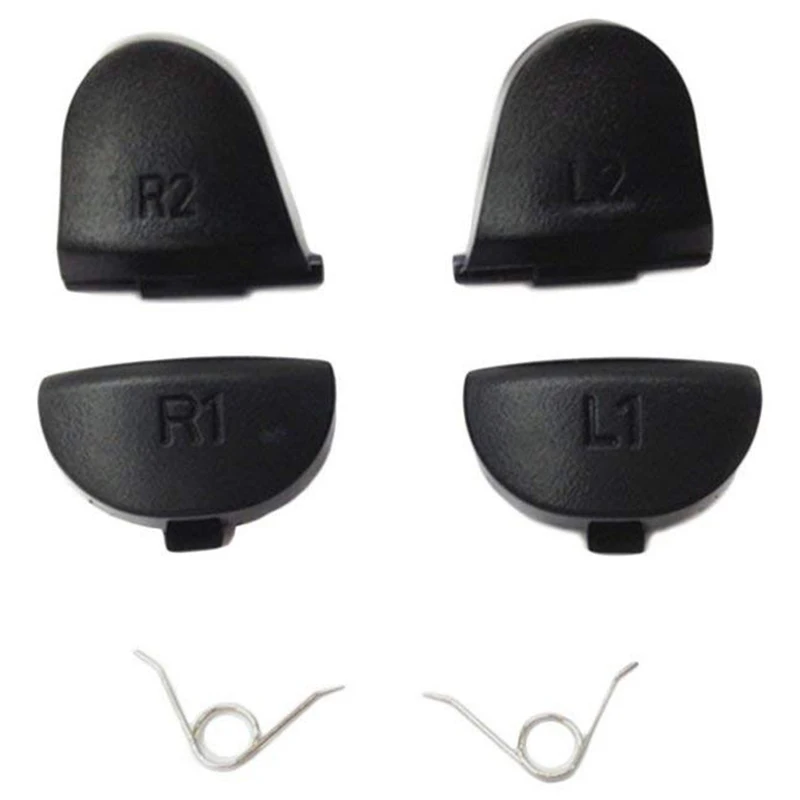 Кнопки запуска L1 R1 L2 R2 + 2 пружины Джойстик для пальца 1 комплект Проводящая резина