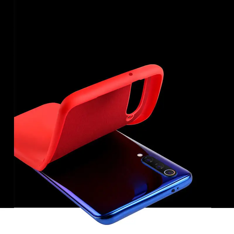 OCHGEP Original Liquid Silicone Slim Case For Xiaomi Mi 9 SE Cover mi9 se Phone Cases with Retail Packing |