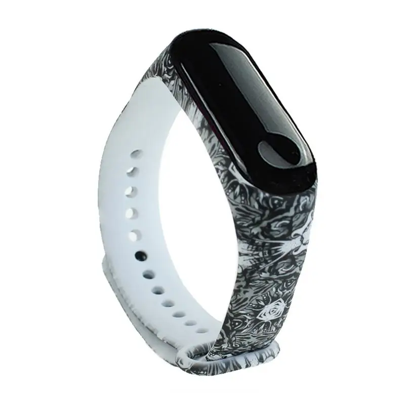 Модные мягкие силиконовые сменный ремешок на запястье mi Band 3 сменные ремешки